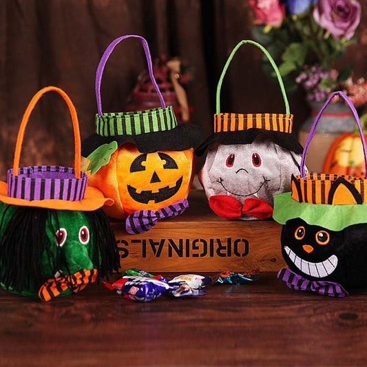 Halloween Magic: Pumpkin & Witch Candy Gift Bags